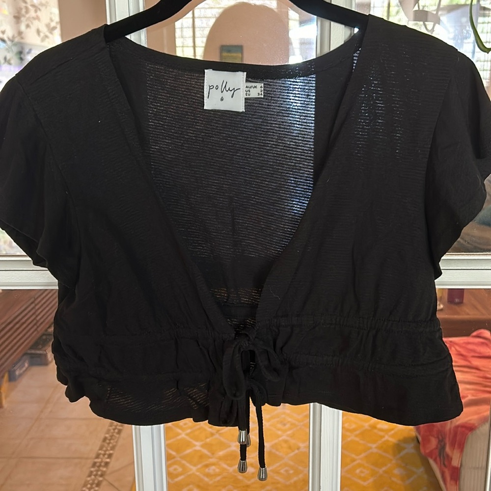 Princess Polly Front Tie Crop Top